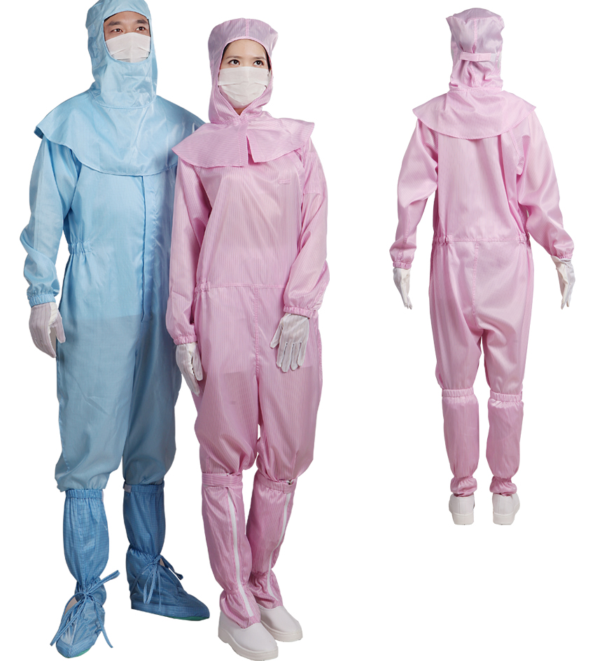 Wash Before Wearing Antistatic Clearnroom Coveralls