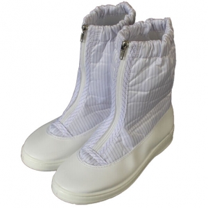 PVC PU Safety Shoes Anti-static ESD Cleanroom Half-Length Boots CH-1831