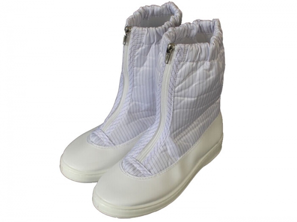 PVC PU Safety Shoes Anti-static ESD Cleanroom Half-Length Boots CH-1831
