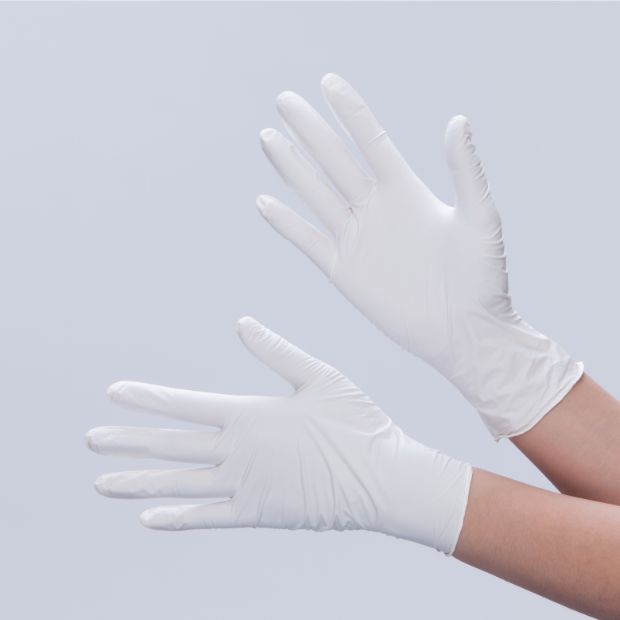 Nitrile gloves are made of 100% synthetic nitrile rubber, processed through a special production process.
